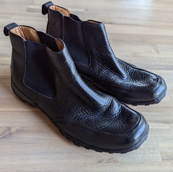 Born Men's Chelsea Leather Boots - Picture 1 of 8